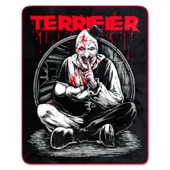 Spirit Halloween Art the Clown Shush Fleece Blanket - Terrifier