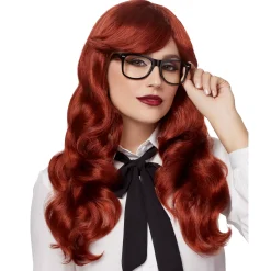 Women Spirit Halloween Auburn Bombshell Wig