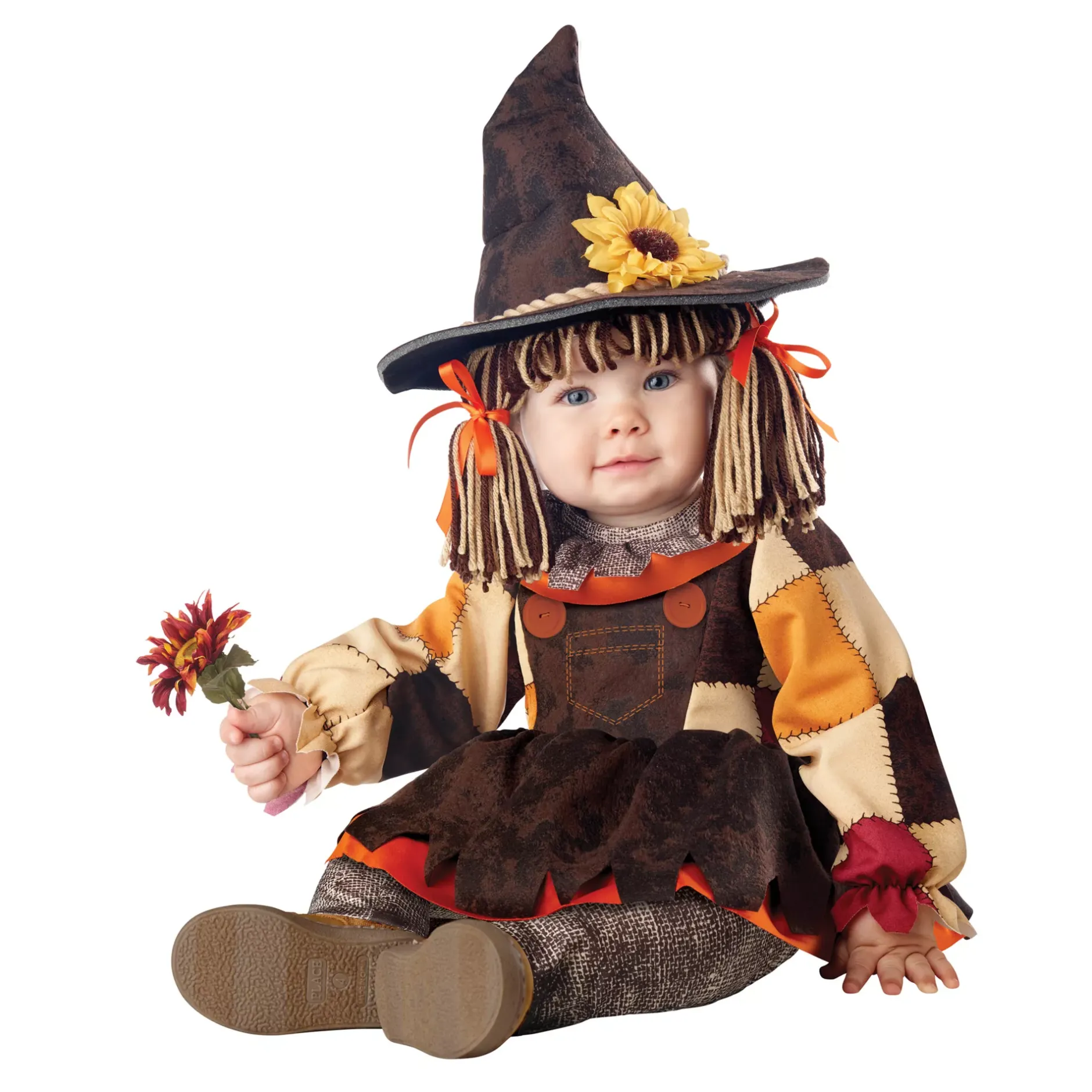 Spirit Halloween Baby Pumpkin Patch Scarecrow Costume