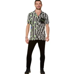 Spirit Halloween Beetlejuice Spider Button Down Shirt