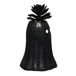 Spirit Halloween Black Glitter Ghost Faux Succulent
