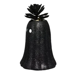 Spirit Halloween Black Glitter Ghost Faux Succulent