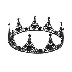 Spirit Halloween Black Skeleton Crown