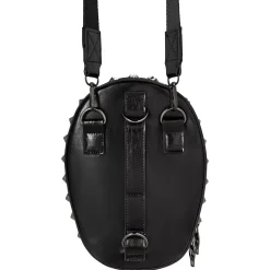 Spirit Halloween Black Skull Crossbody Bag