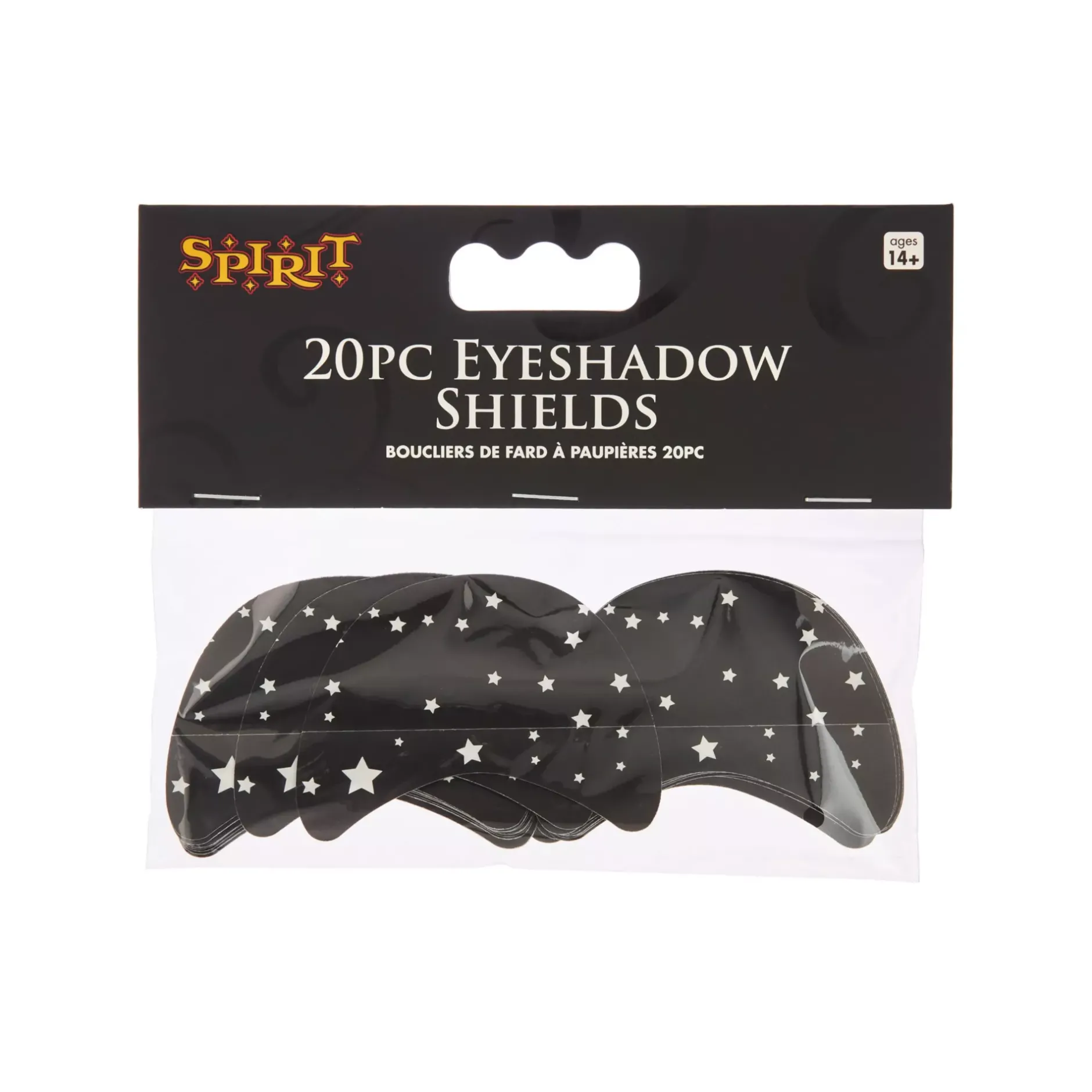 Spirit Halloween Black Star Eyeshadow Shields - 20 Pack
