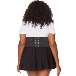 Women Spirit Halloween Black Waist Cincher
