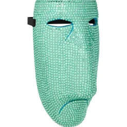 Spirit Halloween Bling Shock Green Rhinestone Half Mask - The Nightmare Before Christmas