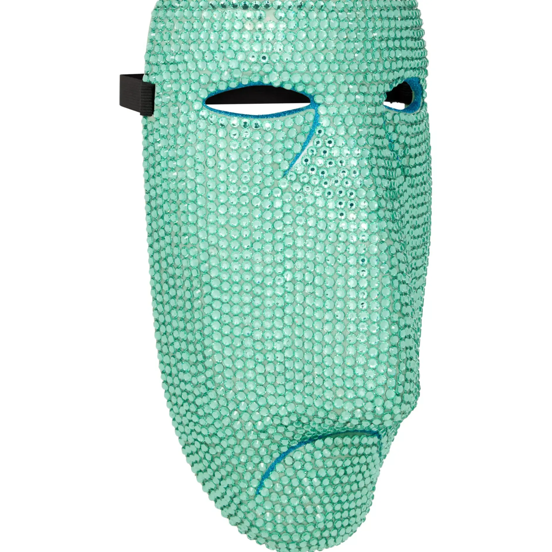 Spirit Halloween Bling Shock Green Rhinestone Half Mask - The Nightmare Before Christmas