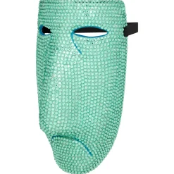Spirit Halloween Bling Shock Green Rhinestone Half Mask - The Nightmare Before Christmas