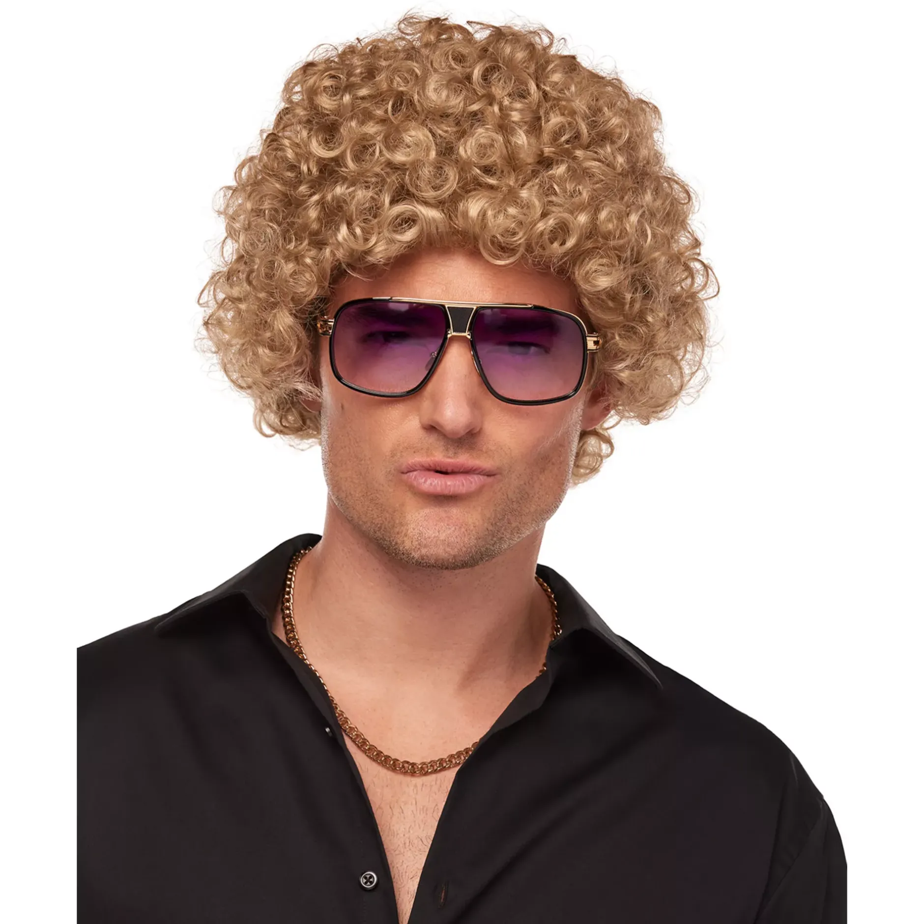 Spirit Halloween Blonde Curly Wig
