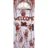 Spirit Halloween Bloody Handprints Welcome Door Cover