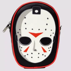 Spirit Halloween Buckle-Down Jason Voorhees Hockey Mask Crossbody Bag - Friday the 13th