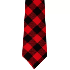 Spirit Halloween Buffalo Plaid Tie