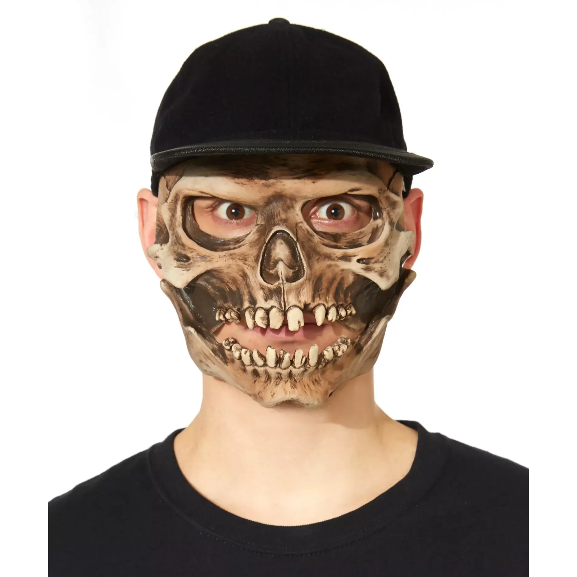 Spirit Halloween Cap Skull Mask