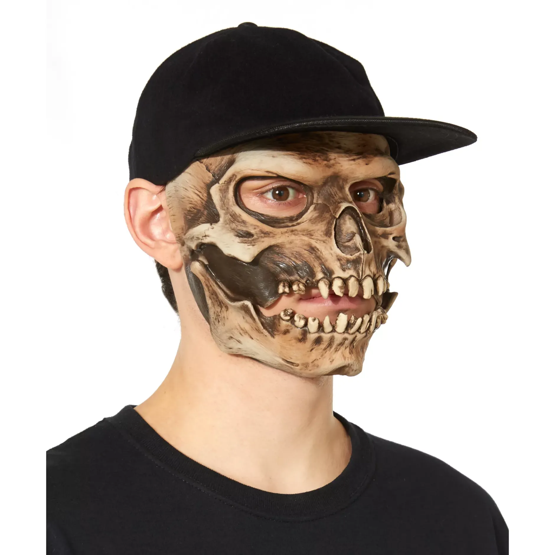 Spirit Halloween Cap Skull Mask