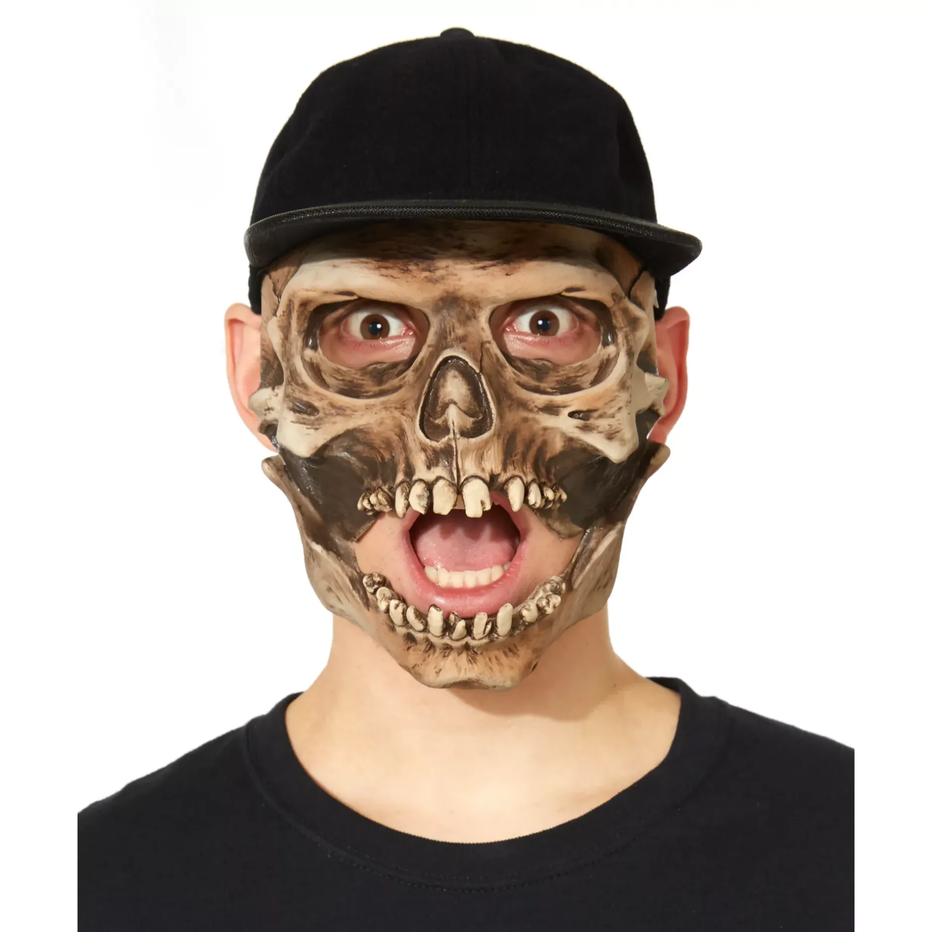 Spirit Halloween Cap Skull Mask