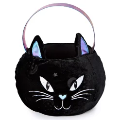 Spirit Halloween Celestial Plush Cat Treat Bucket