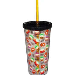 Spirit Halloween Characters South Park Cup with Straw - 20 oz.