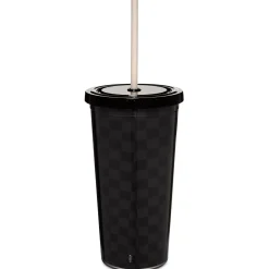 Spirit Halloween Checkered Flag Sonic the Hedgehog Cup with Straw - 20 oz.