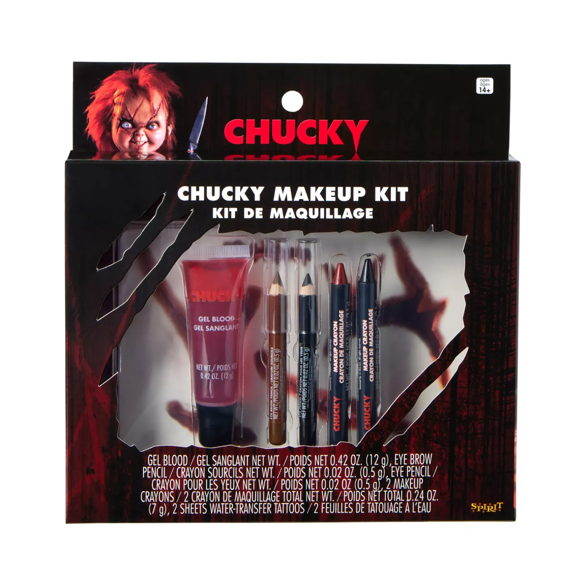 Spirit Halloween Chucky Makeup Kit
