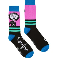 Spirit Halloween Coraline Crew Socks - 2 Pairs