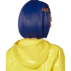 Women Spirit Halloween Coraline Wig with Dragonfly Clip