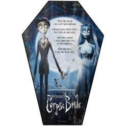 Spirit Halloween Corpse Bride Coffin Sign - 14 Inch.