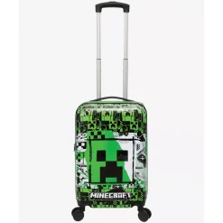Spirit Halloween Creeper Luggage Case - Minecraft