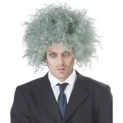 Spirit Halloween Curly Gray Zombie Wig