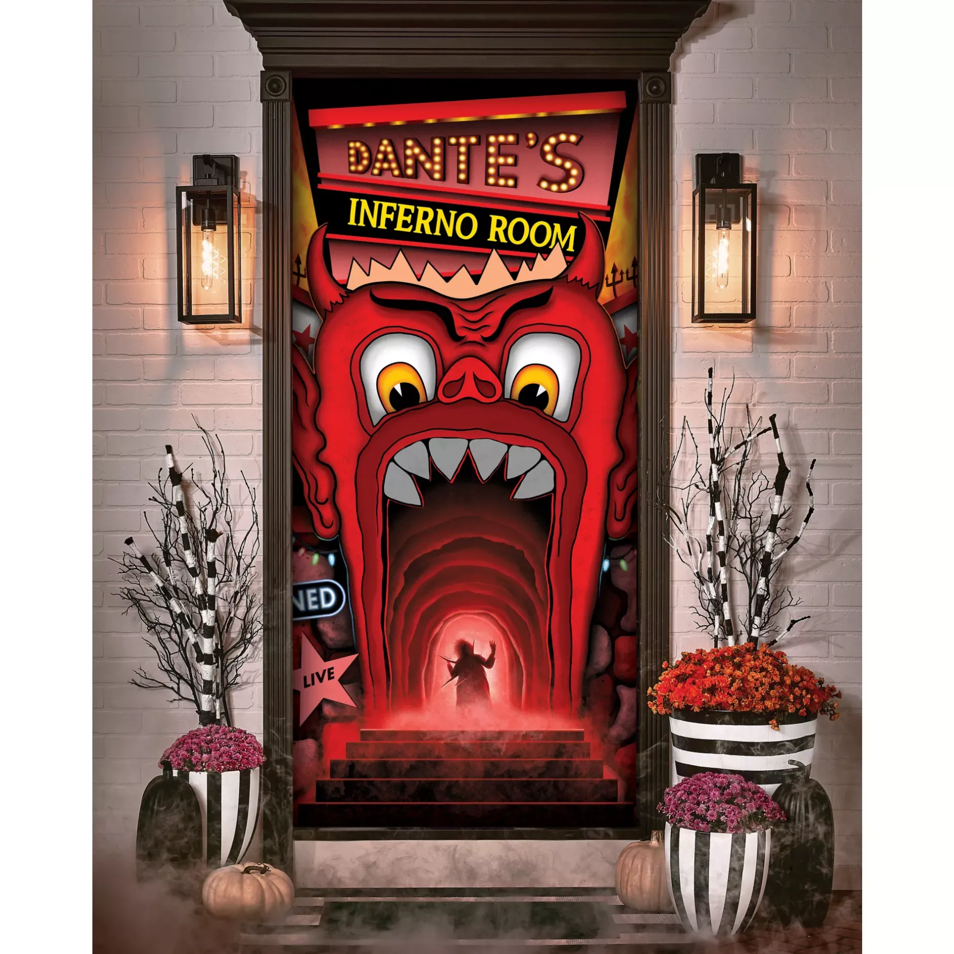 Spirit Halloween Dante's Inferno Room Door Cover - Beetlejuice
