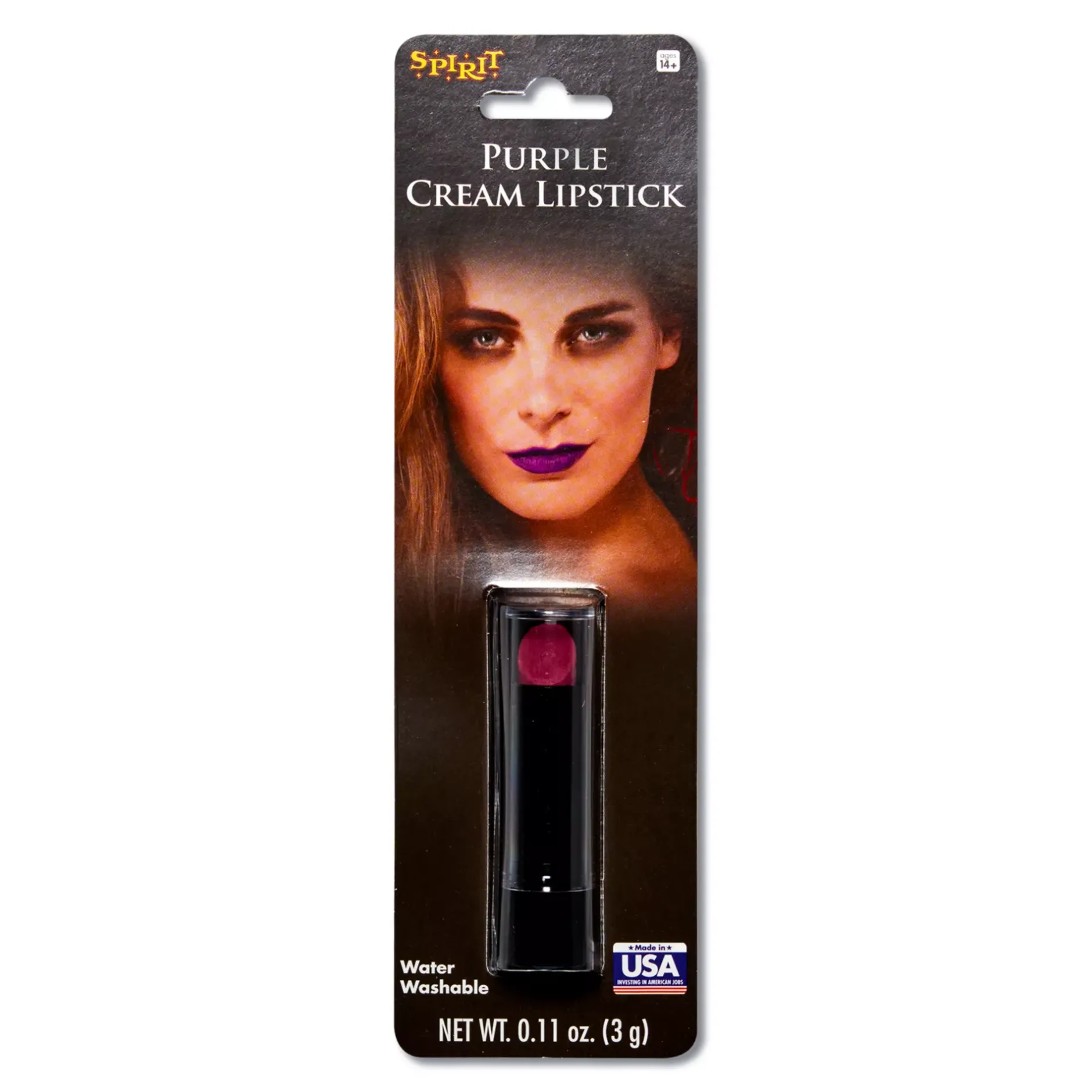 Spirit Halloween Dark Purple Lipstick