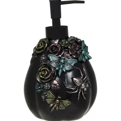 Spirit Halloween Decorative Black Pumpkin Soap Dispenser