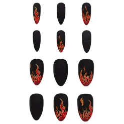 Spirit Halloween Devil Flame Press on Nails