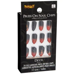 Spirit Halloween Devil Flame Press on Nails
