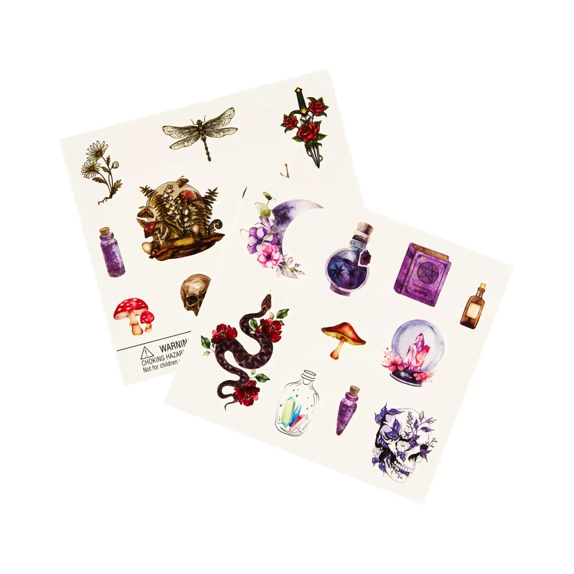 Spirit Halloween Earthy Fairy Assorted Temporary Tattoos - 20 Pack