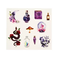 Spirit Halloween Earthy Fairy Assorted Temporary Tattoos - 20 Pack