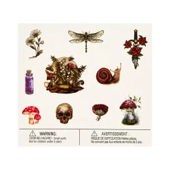 Spirit Halloween Earthy Fairy Assorted Temporary Tattoos - 20 Pack