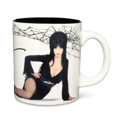 Spirit Halloween Elvira: Mistress of the Dark Signature Coffee Mug - 20 oz.