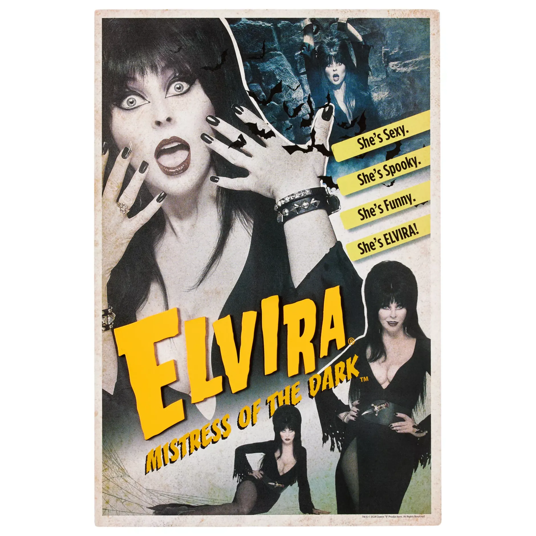 Spirit Halloween Elvira: Mistress of the Dark Sign