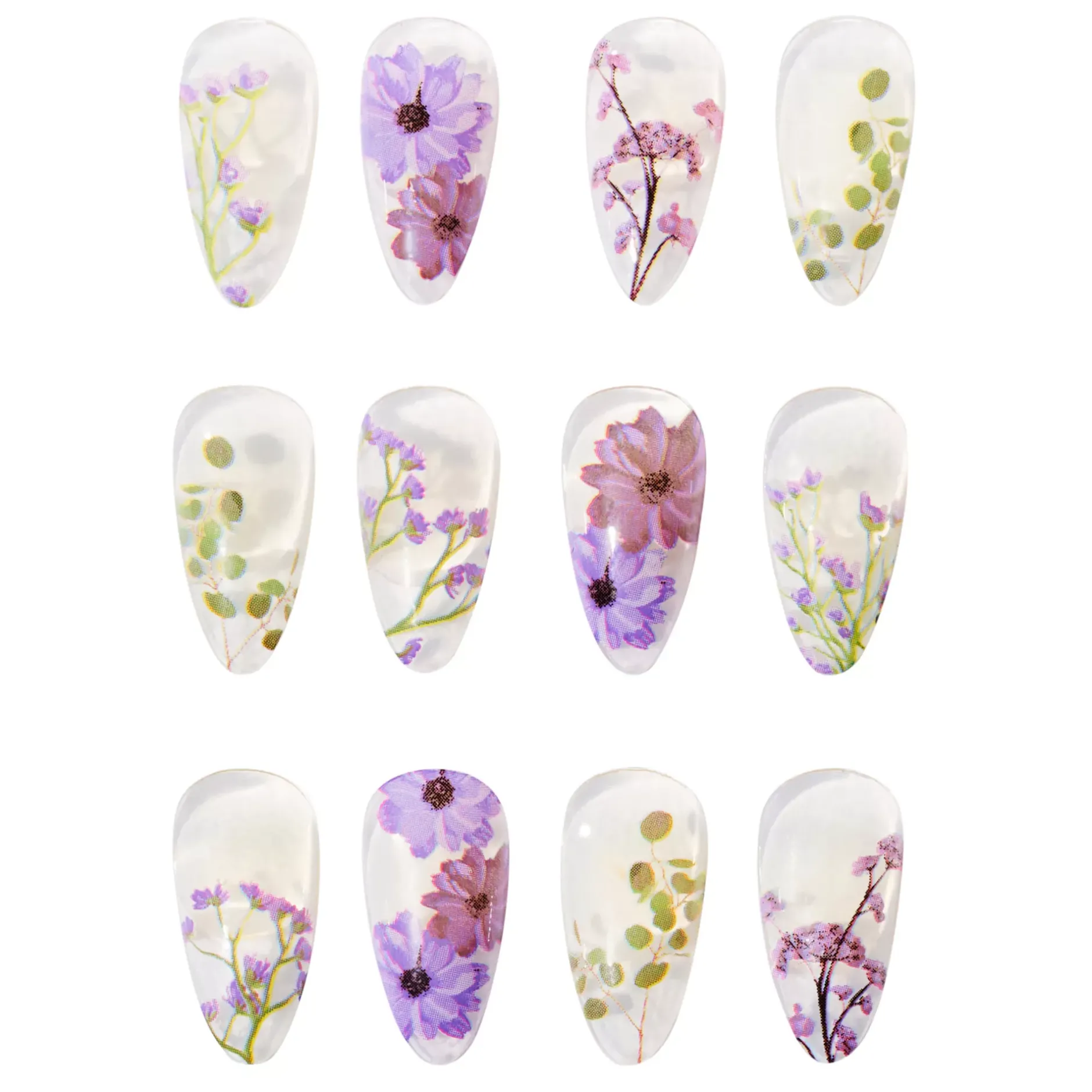 Spirit Halloween Fairy Flower Press On Nails