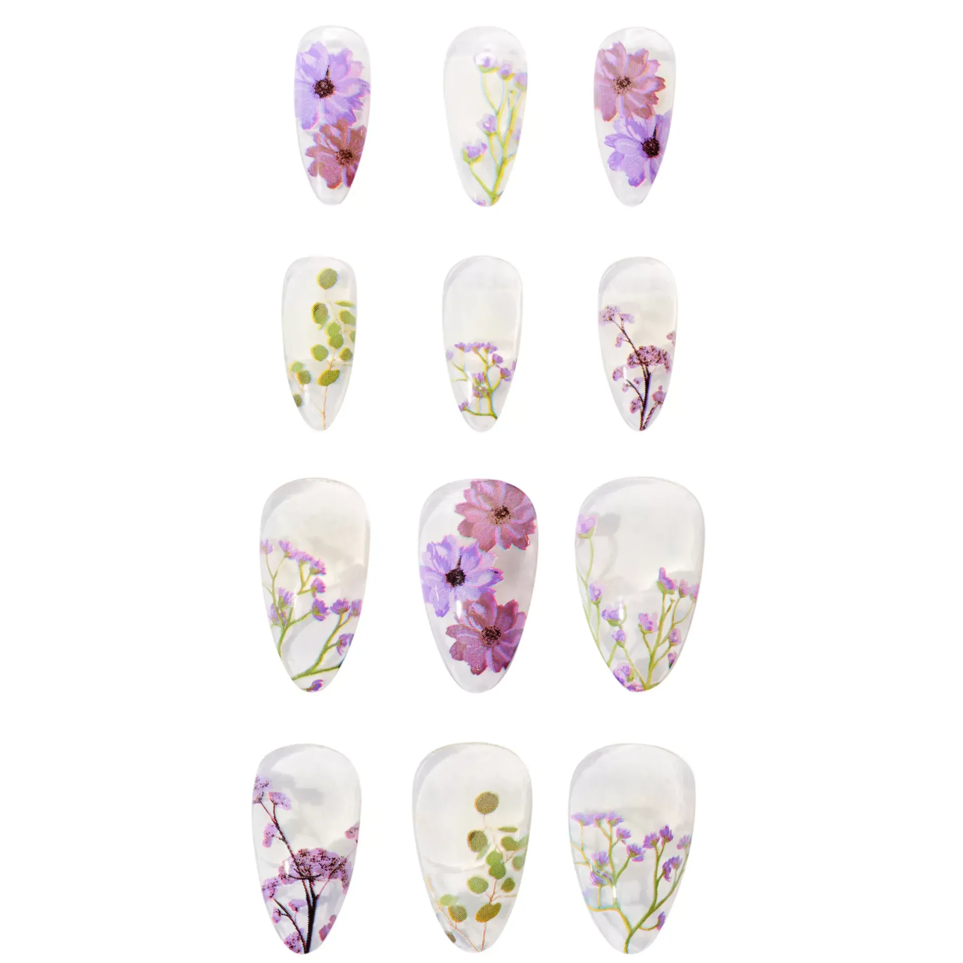 Spirit Halloween Fairy Flower Press On Nails