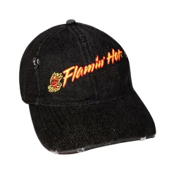 Spirit Halloween Flamin' Hot Cheetos Denim Dad Hat