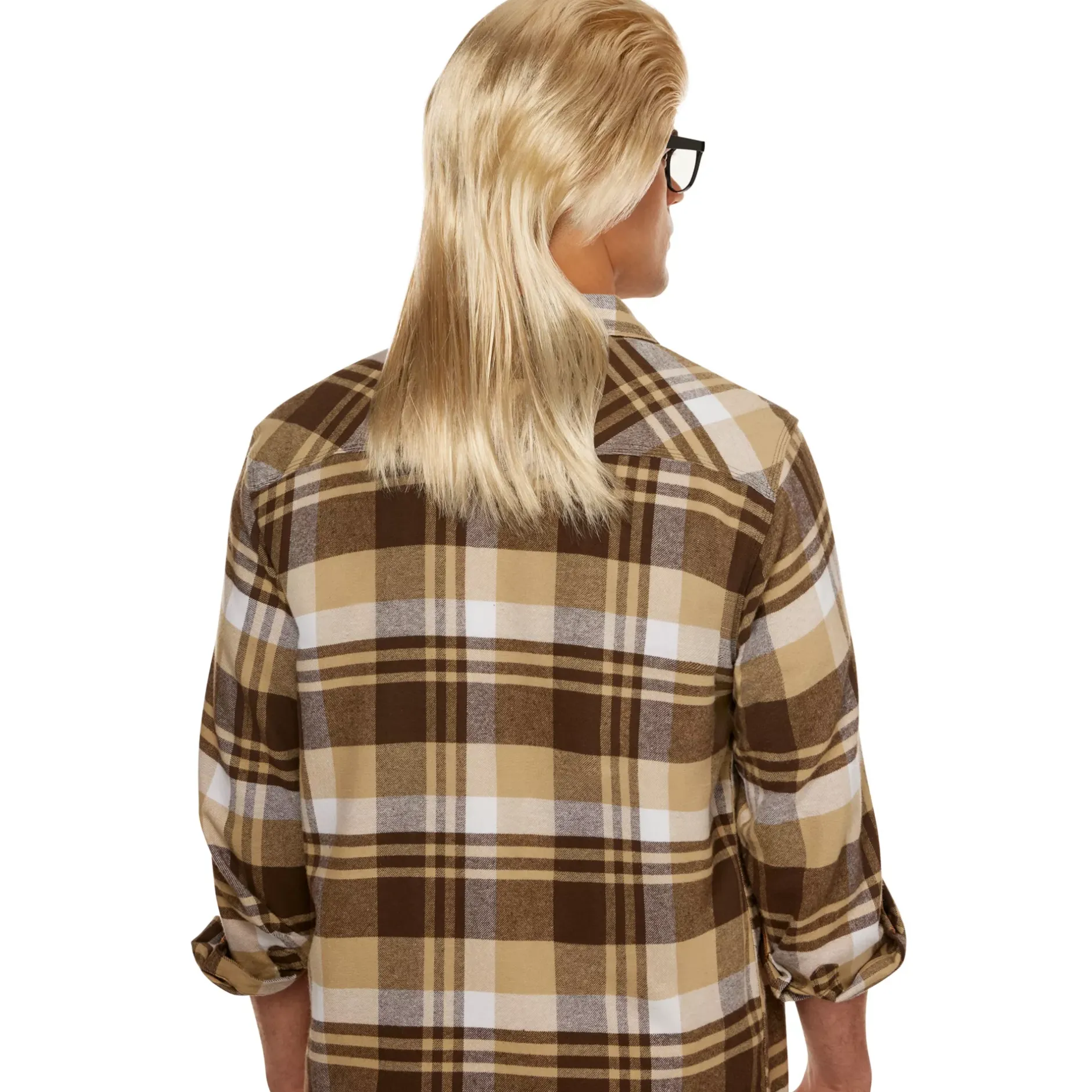 Spirit Halloween Funny Guy Mullet Wig