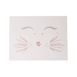 Spirit Halloween Gemstone Bunny Face Decals