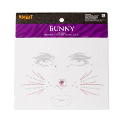Spirit Halloween Gemstone Bunny Face Decals
