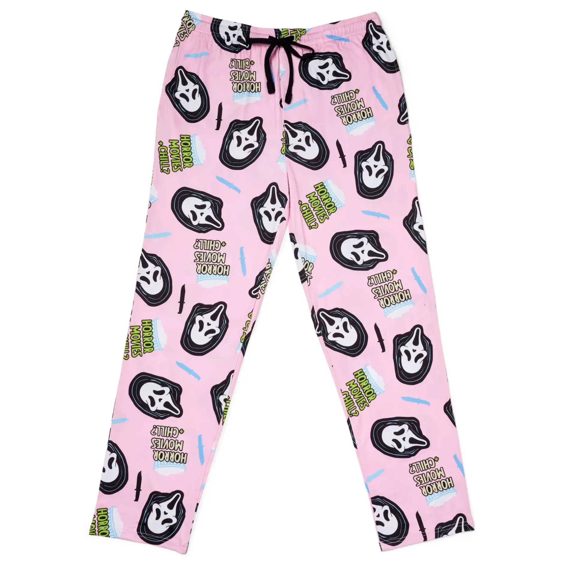 Spirit Halloween Ghost Face Horror Movies and Chill Lounge Pants