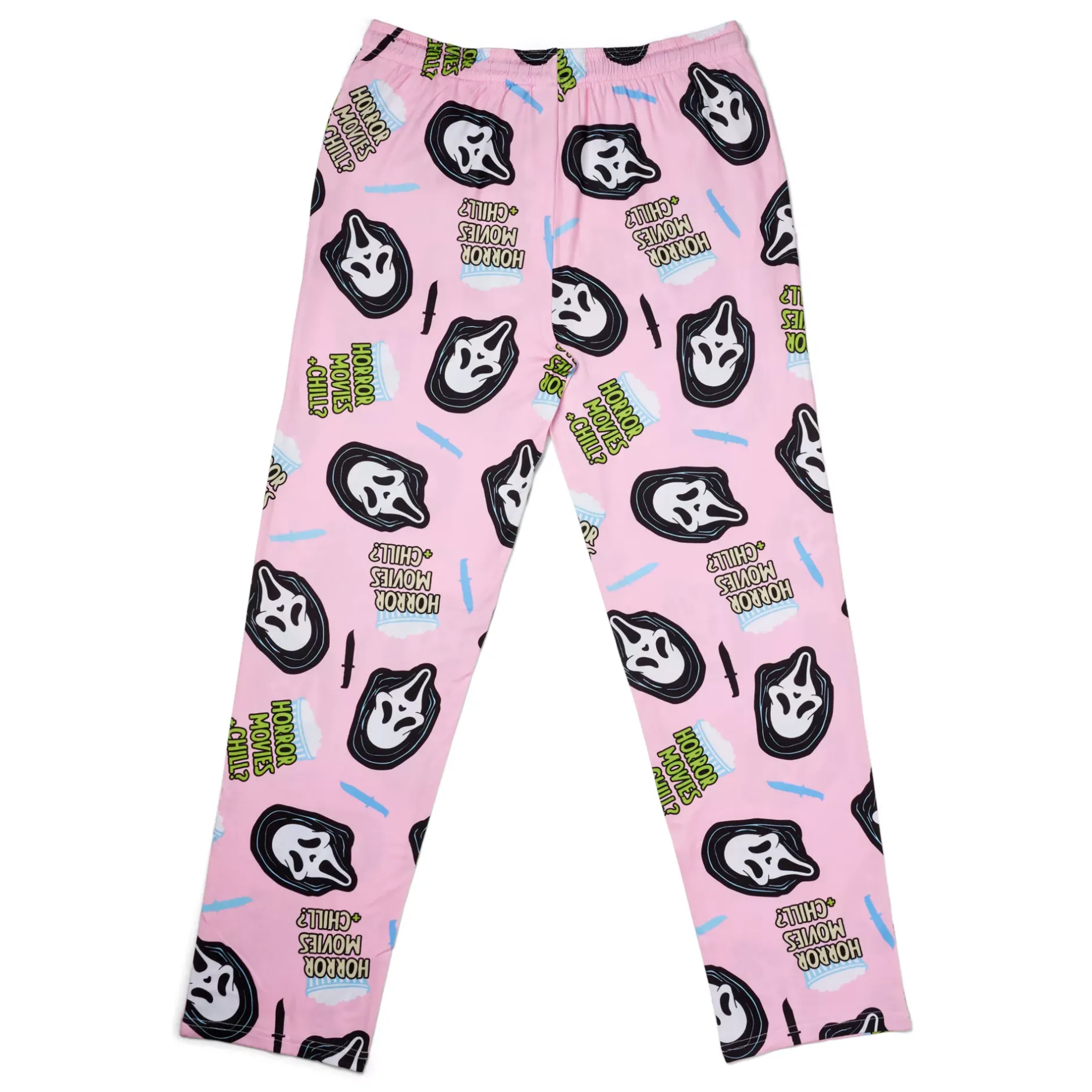 Spirit Halloween Ghost Face Horror Movies and Chill Lounge Pants