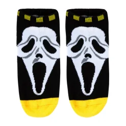 Spirit Halloween Ghost Face No Show Socks - 5 Pack