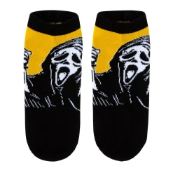 Spirit Halloween Ghost Face No Show Socks - 5 Pack