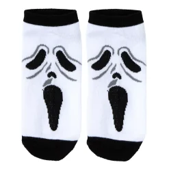 Spirit Halloween Ghost Face No Show Socks - 5 Pack